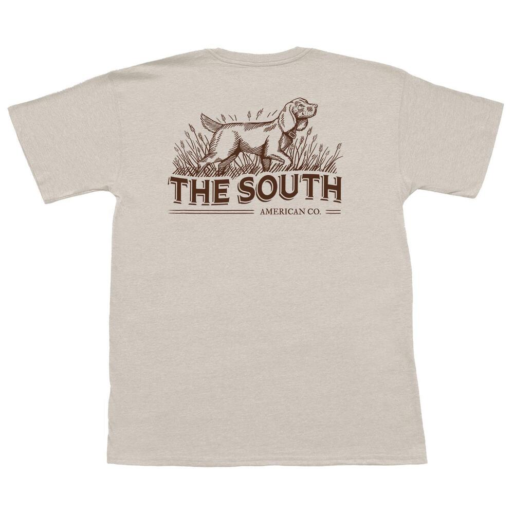 NEW THE STATE COMPANY men's boykin short sleeve shirt in oatmeal